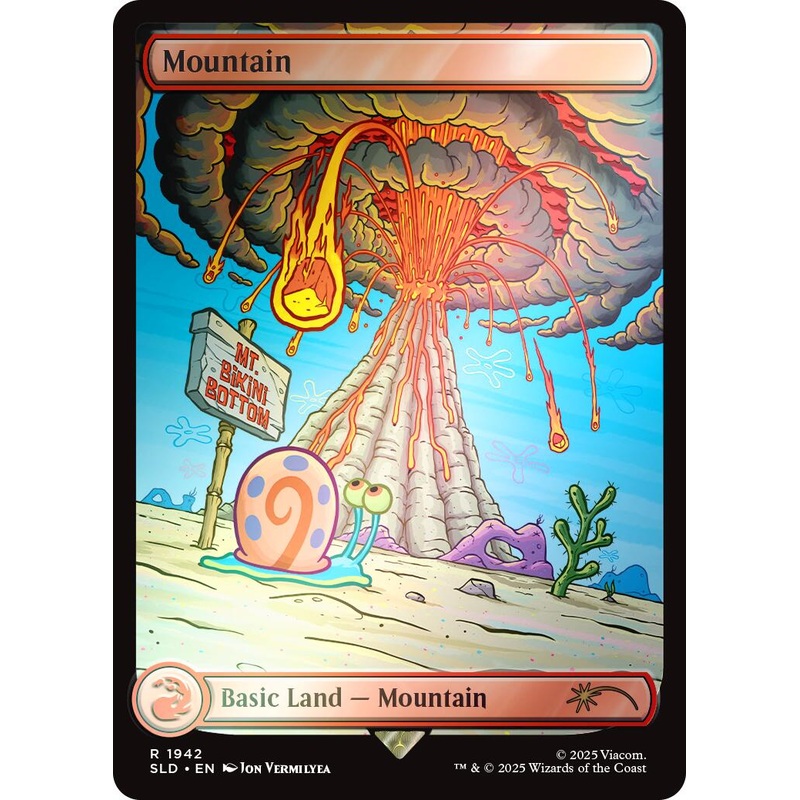 Mountain (1942) (Rainbow Foil) [Secret Lair Drop Series]