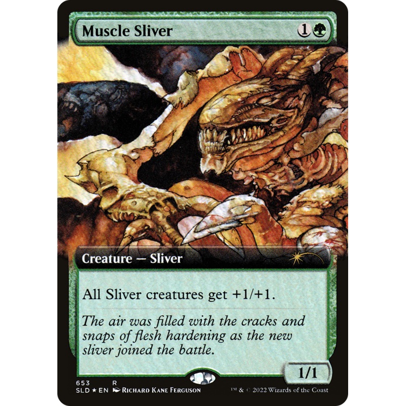 Muscle Sliver (Extended Art) [Secret Lair Drop Promos]