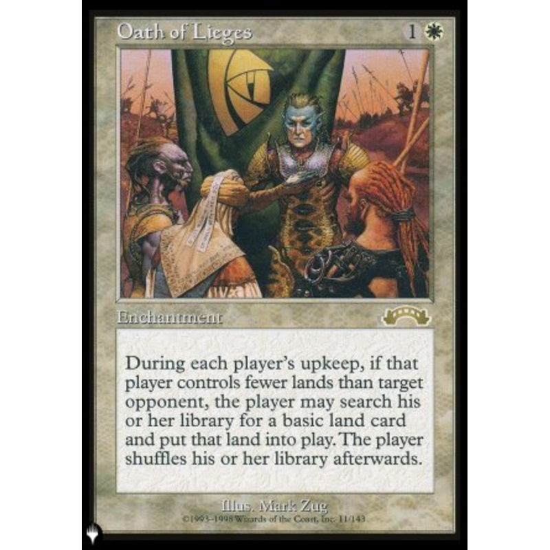 Oath of Lieges [The List]