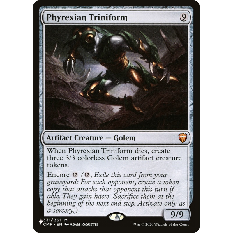 Phyrexian Triniform [The List]