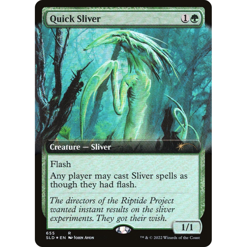 Quick Sliver (Extended Art) [Secret Lair Drop Promos]