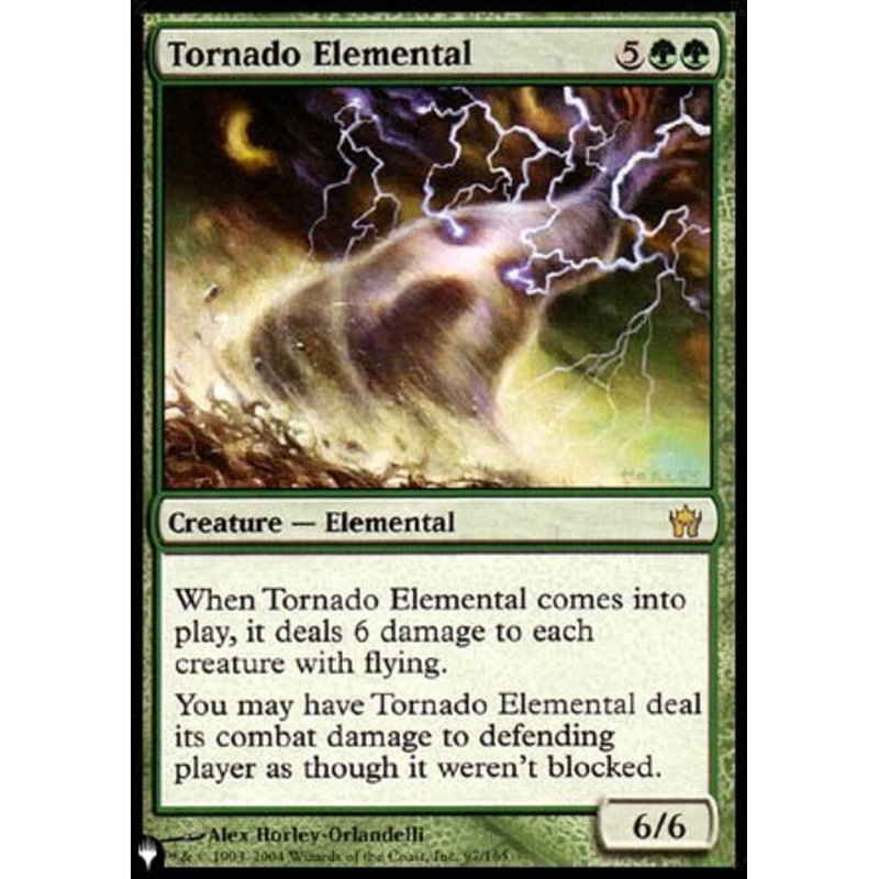 Tornado Elemental [The List]