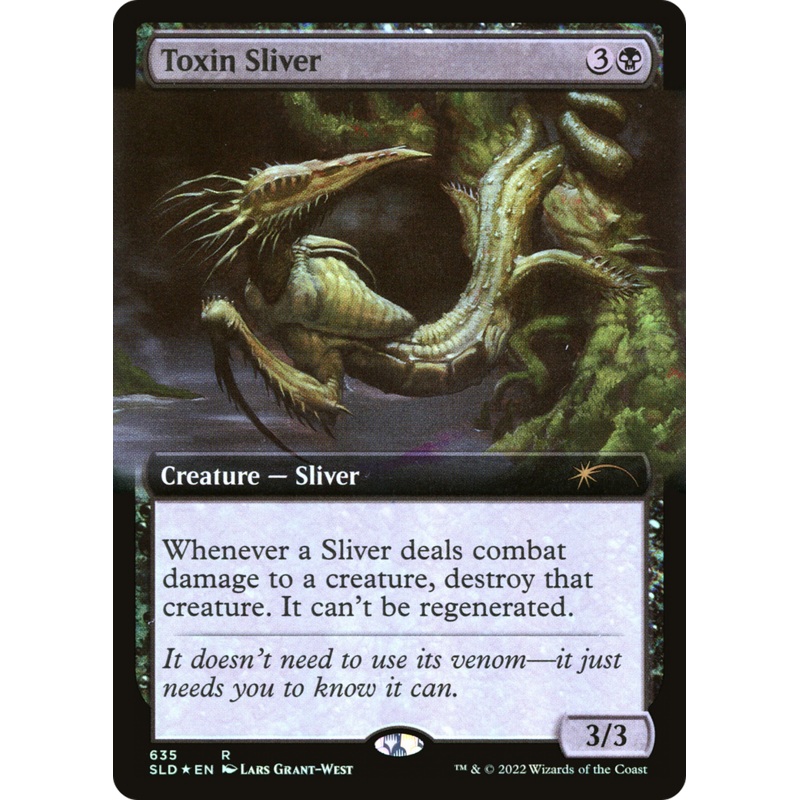 Toxin Sliver (Extended Art) [Secret Lair Drop Promos]