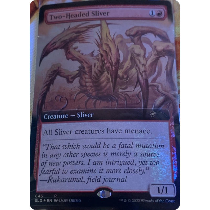 Two-Headed Sliver (Extended Art) [Secret Lair Drop Promos]