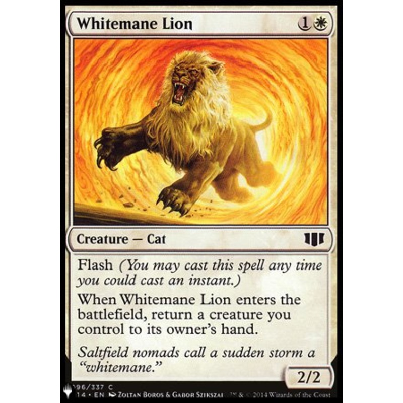 Whitemane Lion [The List]