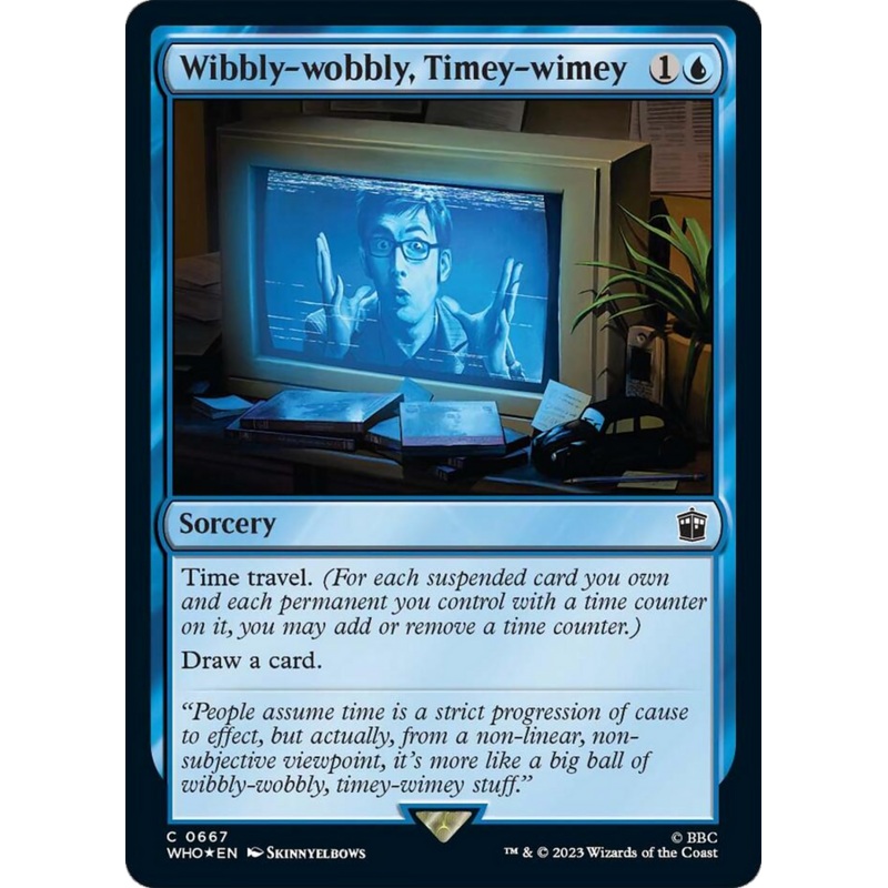 Wibbly-wobbly, Timey-wimey (Surge Foil) [Doctor Who]