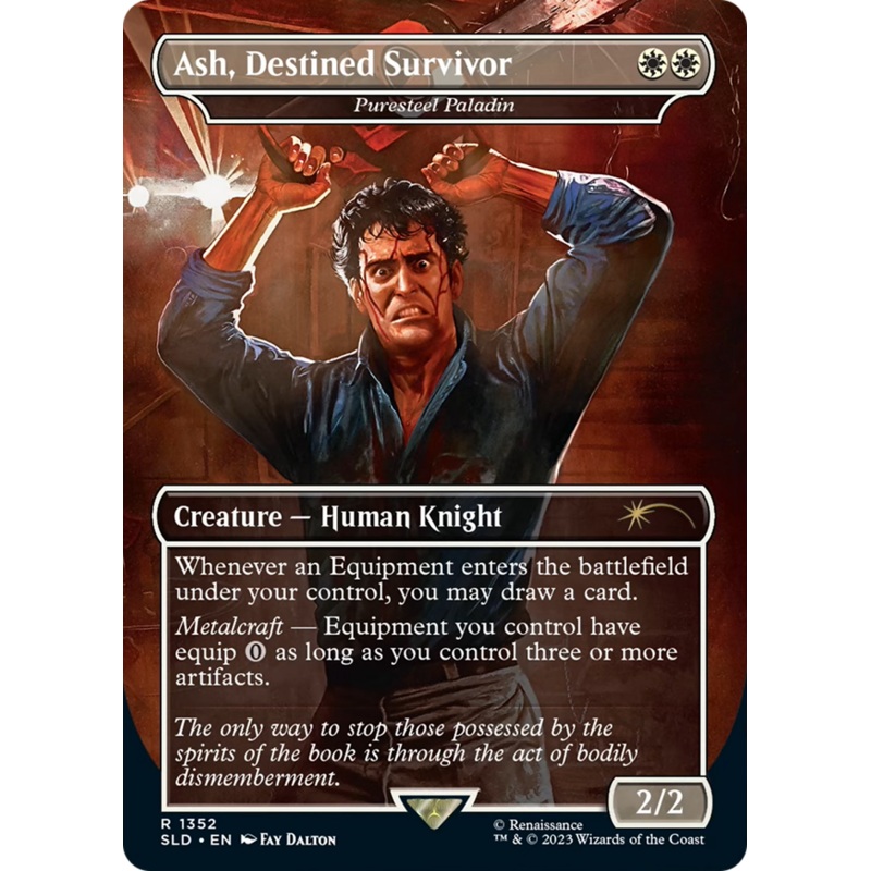 Ash, Destined Survivor - Puresteel Paladin [Secret Lair Drop Series]