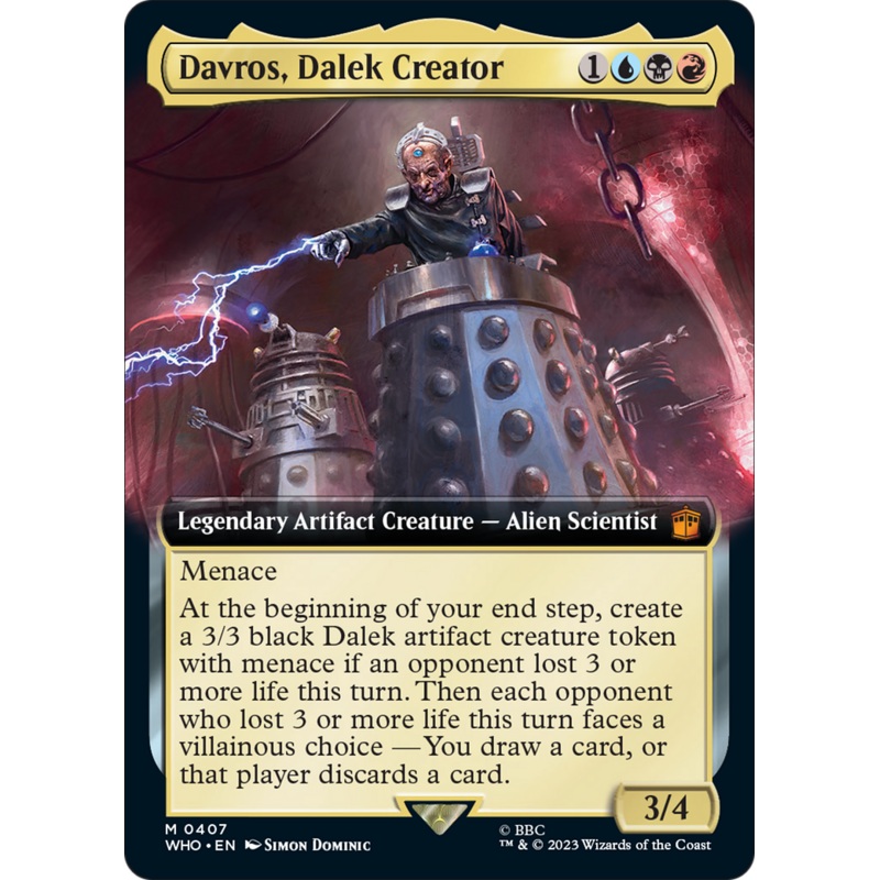 Davros, Dalek Creator (Extended Art) [Doctor Who]