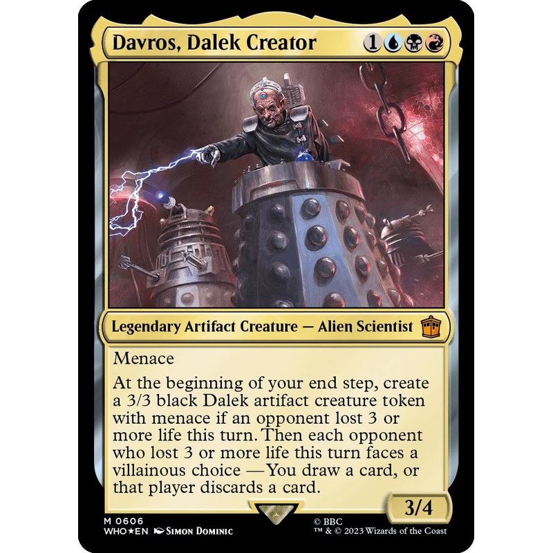 Davros, Dalek Creator (Surge Foil) [Doctor Who]