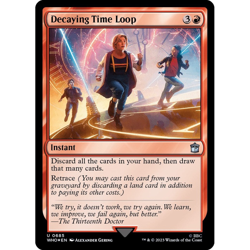 Decaying Time Loop (Surge Foil) [Doctor Who]