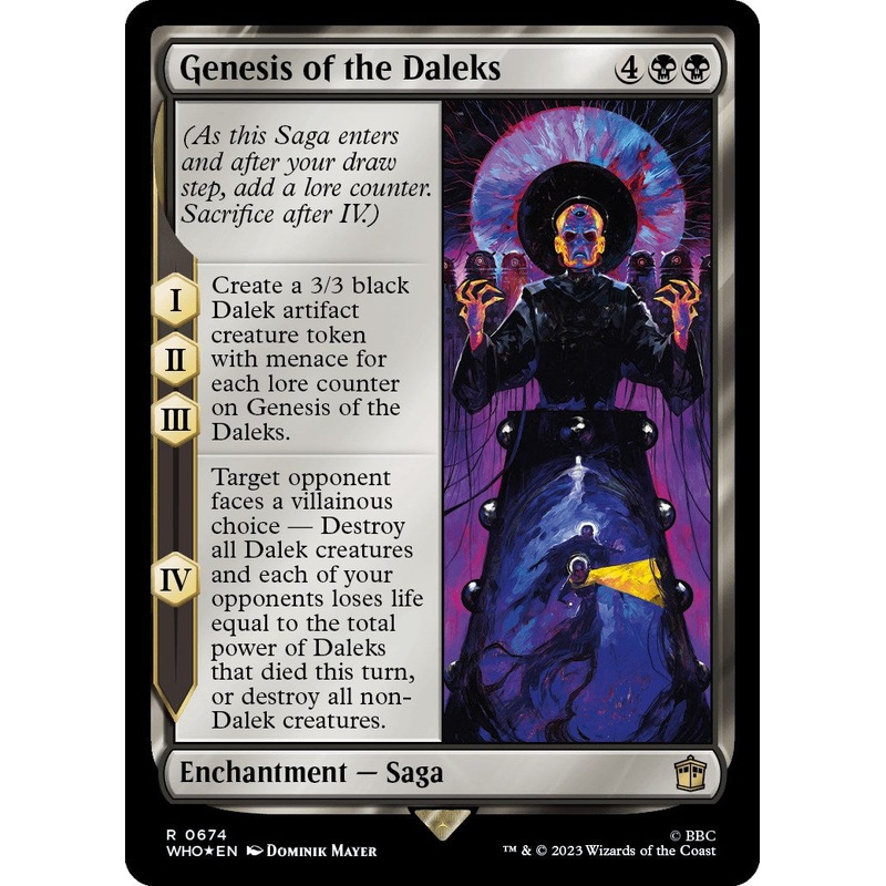 Genesis of the Daleks (Surge Foil) [Doctor Who]