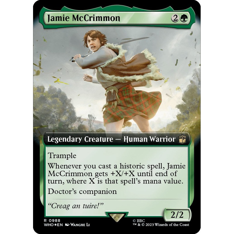 Jamie McCrimmon (Extended Art) (Surge Foil) [Doctor Who]