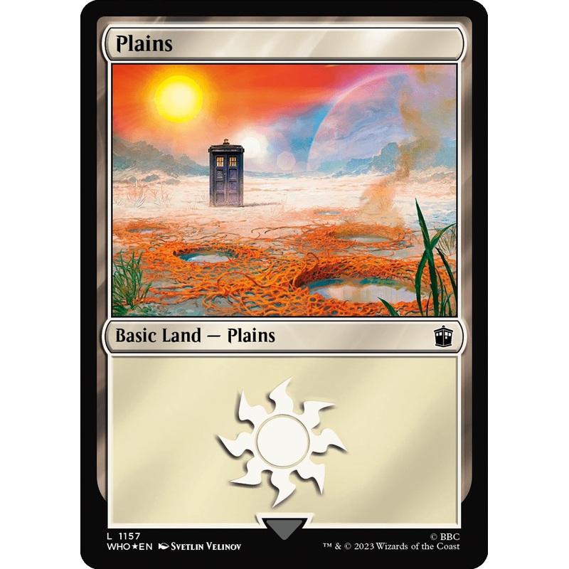 Plains (1157) (Surge Foil) [Doctor Who]