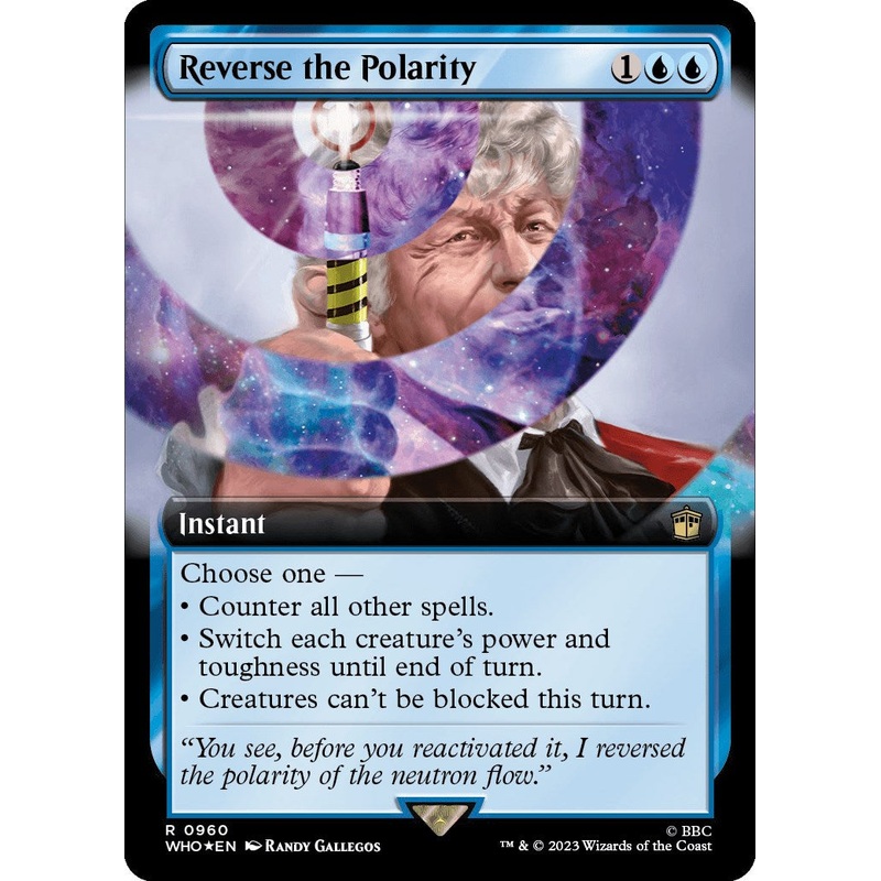 Reverse the Polarity (Extended Art) (Surge Foil) [Doctor Who]