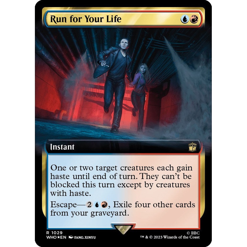Run for Your Life (Extended Art) (Surge Foil) [Doctor Who]