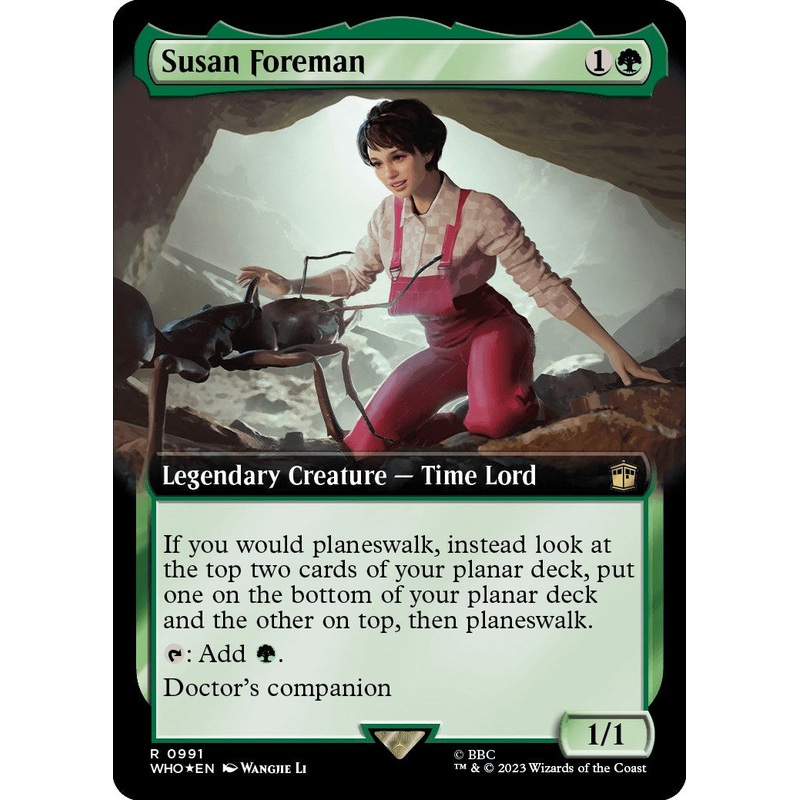 Susan Foreman (Extended Art) (Surge Foil) [Doctor Who]