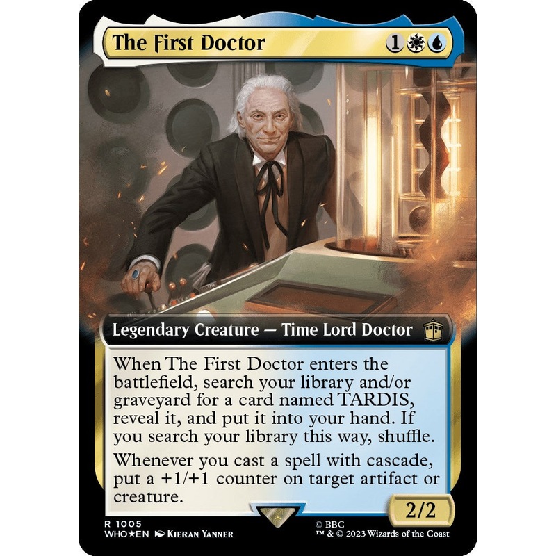 The First Doctor (Extended Art) (Surge Foil) [Doctor Who]