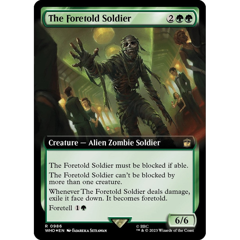 The Foretold Soldier (Extended Art) (Surge Foil) [Doctor Who]