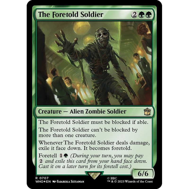 The Foretold Soldier (Surge Foil) [Doctor Who]