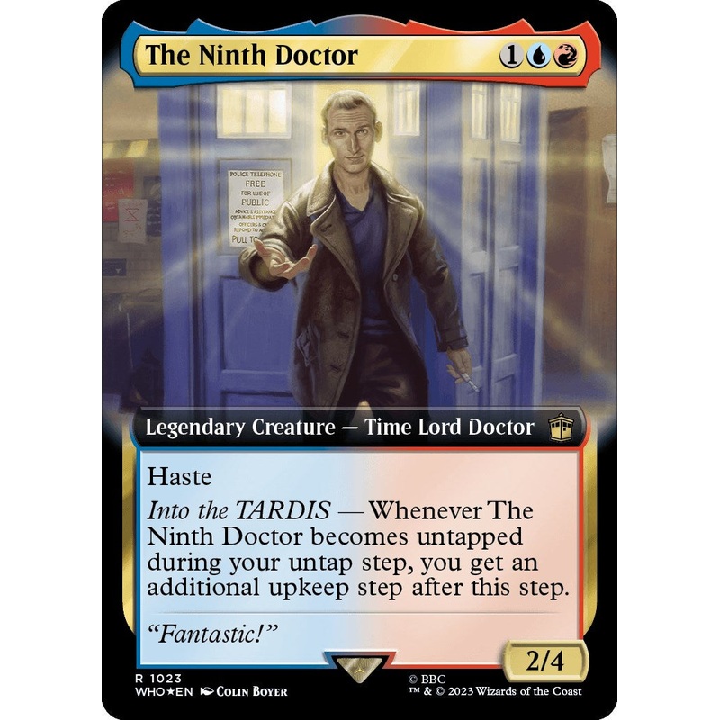 The Ninth Doctor (Extended Art) (Surge Foil) [Doctor Who]
