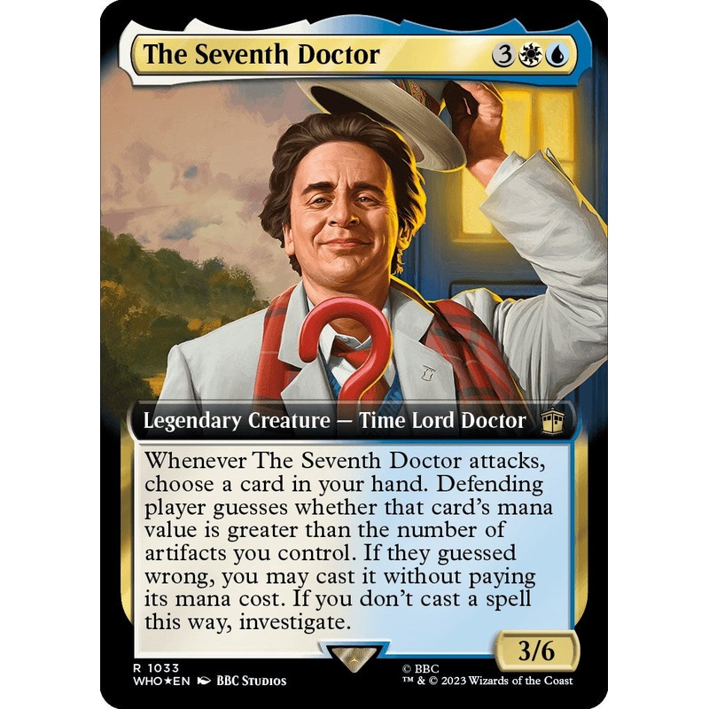 The Seventh Doctor (Extended Art) (Surge Foil) [Doctor Who]