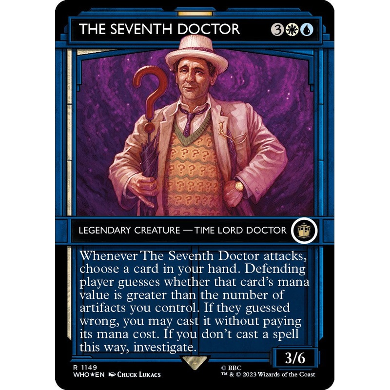 The Seventh Doctor (Showcase) (Surge Foil) [Doctor Who]