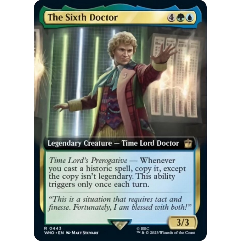 The Sixth Doctor (Extended Art) [Doctor Who]
