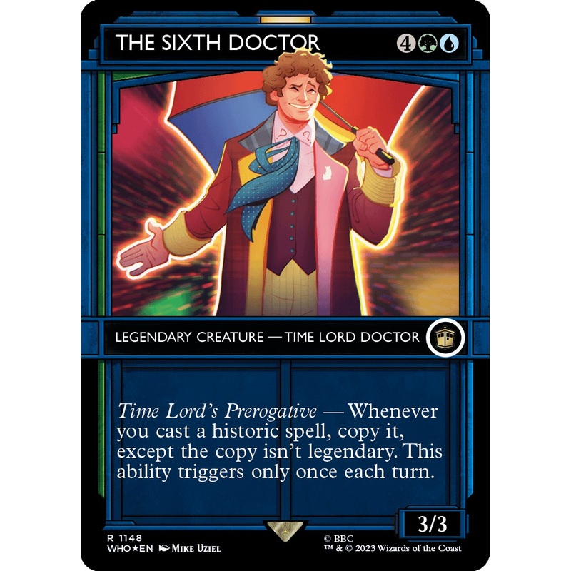 The Sixth Doctor (Showcase) (Surge Foil) [Doctor Who]