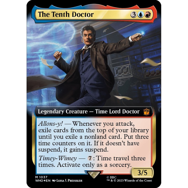 The Tenth Doctor (Extended Art) (Surge Foil) [Doctor Who]