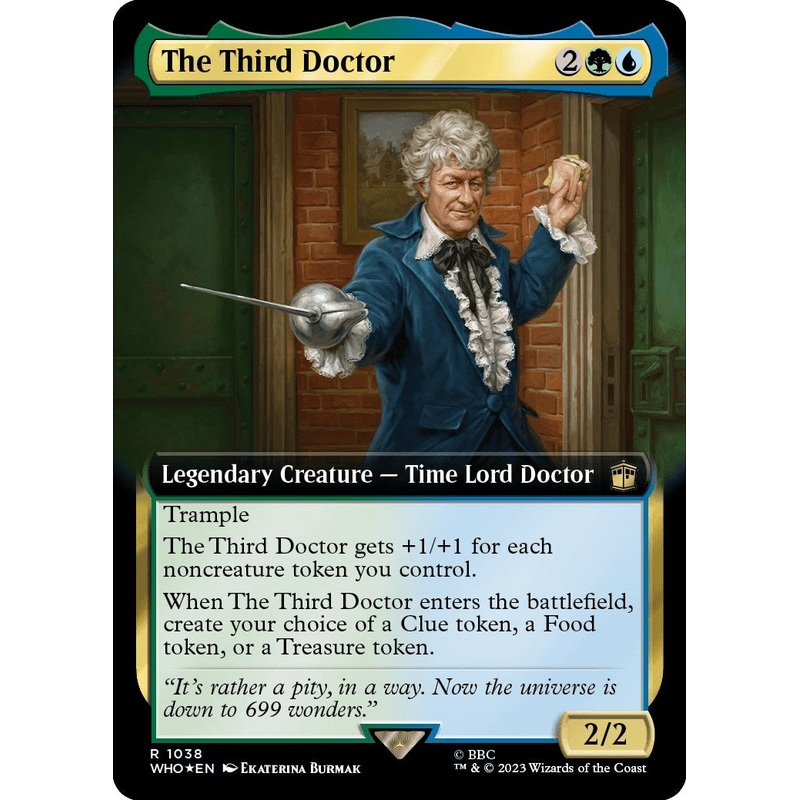 The Third Doctor (Extended Art) (Surge Foil) [Doctor Who]