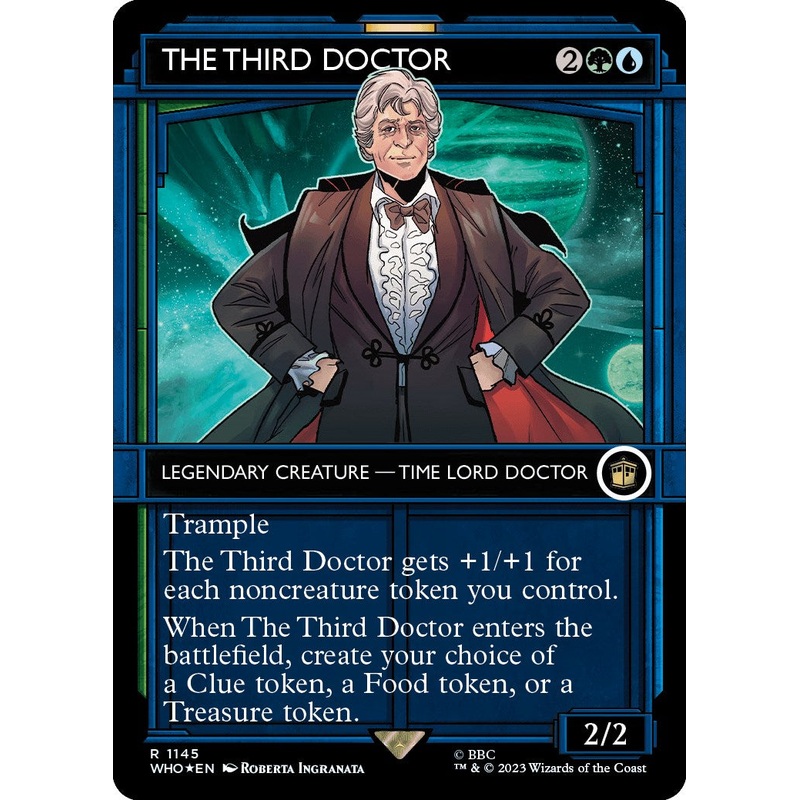 The Third Doctor (Showcase) (Surge Foil) [Doctor Who]