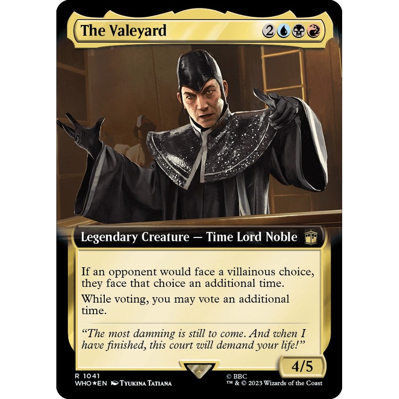 The Valeyard (Extended Art) (Surge Foil) [Doctor Who]