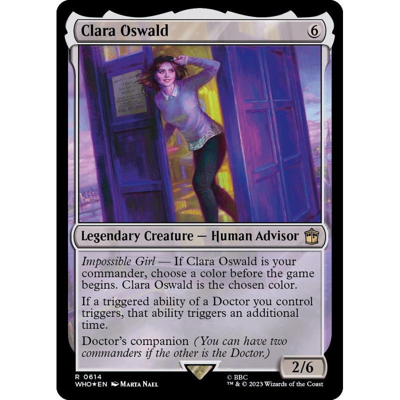 Clara Oswald (Surge Foil) [Doctor Who]