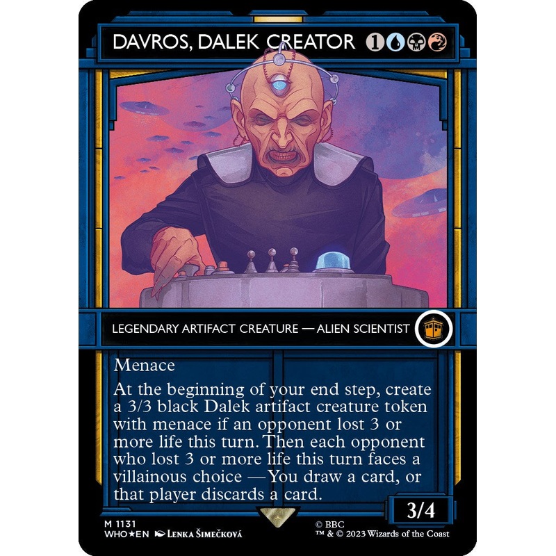 Davros, Dalek Creator (Showcase) (Surge Foil) [Doctor Who]