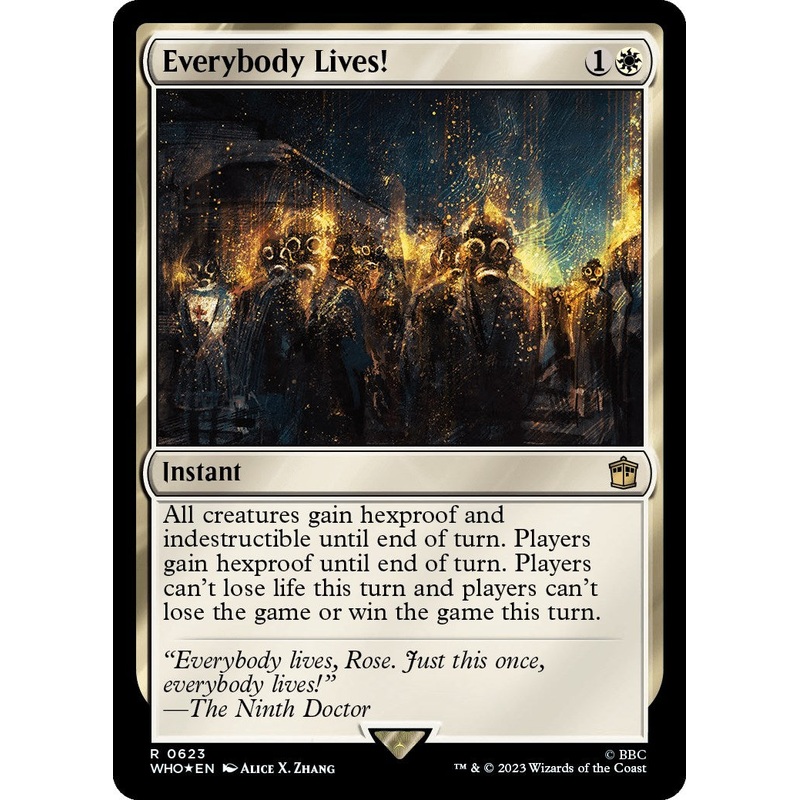 Everybody Lives! (Surge Foil) [Doctor Who]