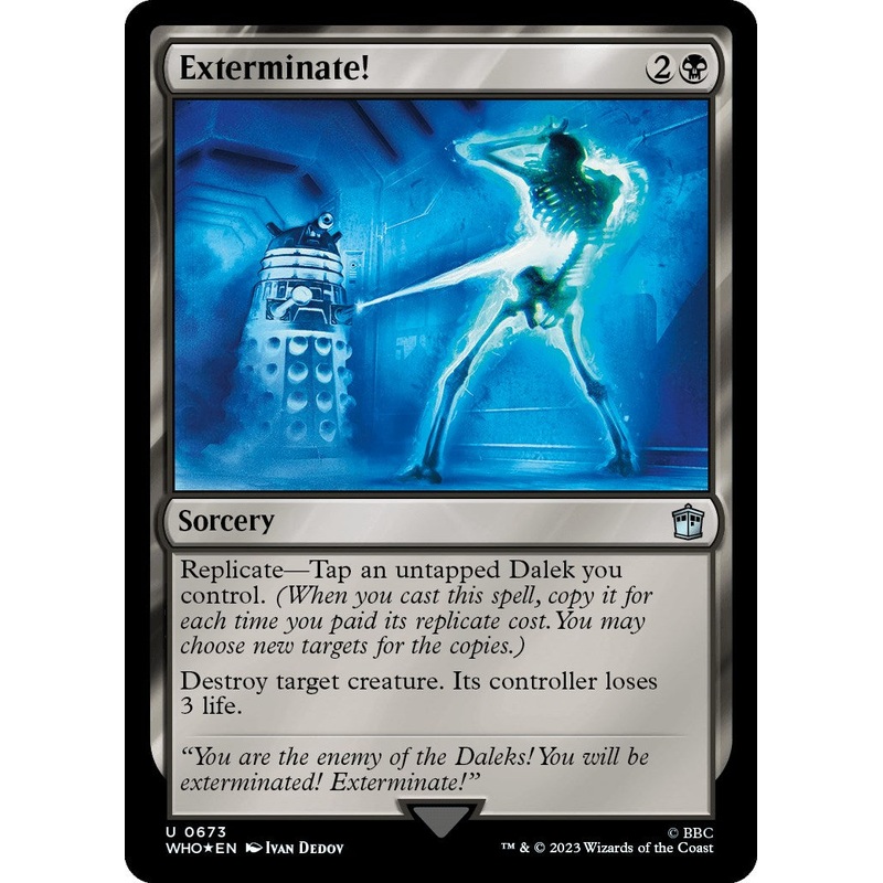 Exterminate! (Surge Foil) [Doctor Who]