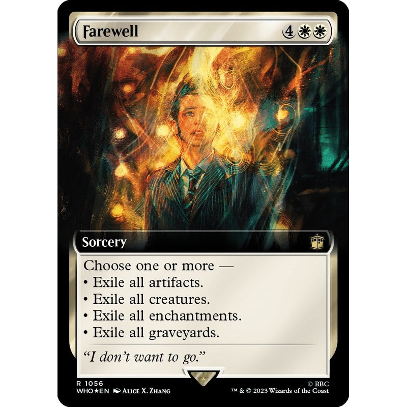 Farewell (Extended Art) (Surge Foil) [Doctor Who]