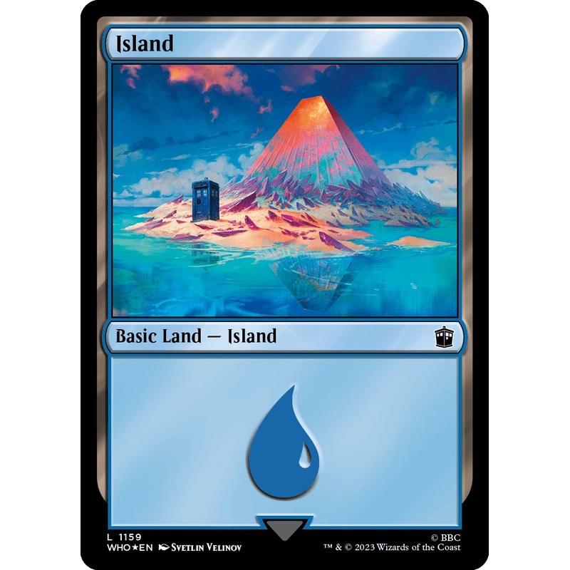 Island (1159) (Surge Foil) [Doctor Who]