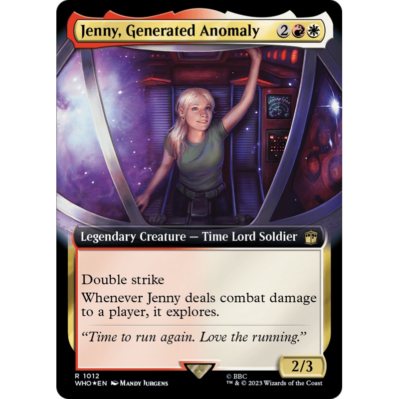 Jenny, Generated Anomaly (Extended Art) (Surge Foil) [Doctor Who]