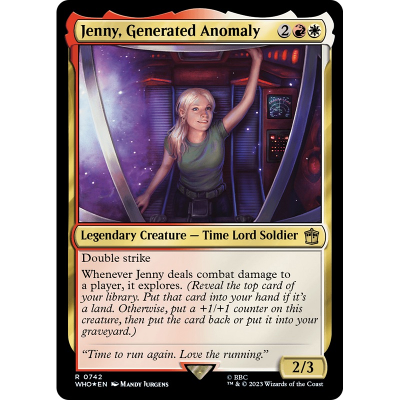 Jenny, Generated Anomaly (Surge Foil) [Doctor Who]