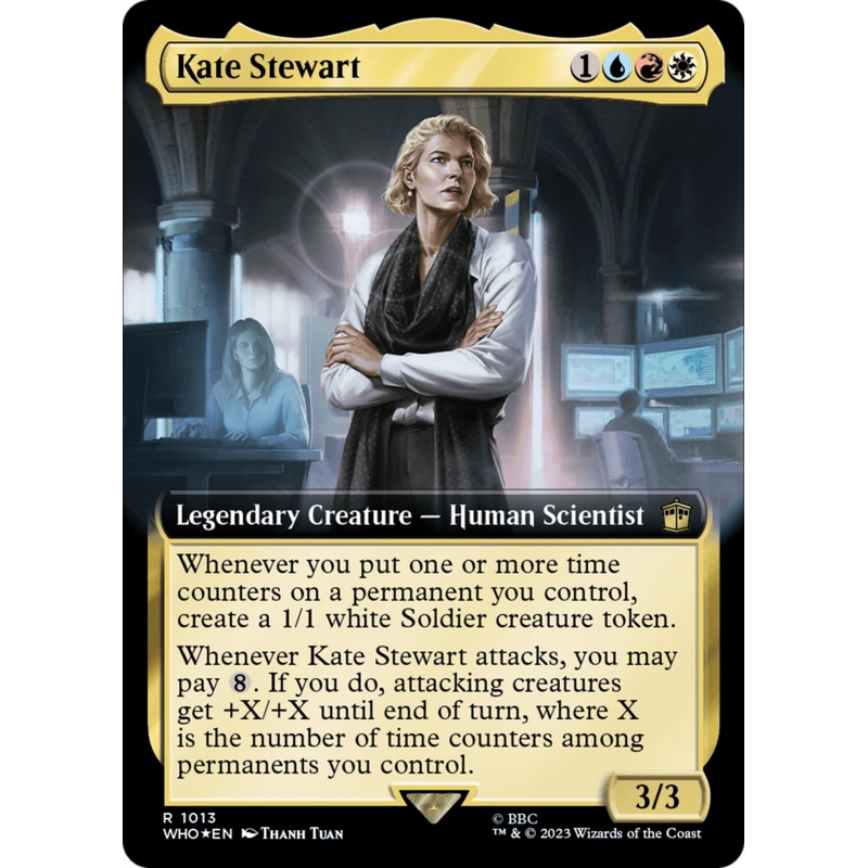 Kate Stewart (Extended Art) (Surge Foil) [Doctor Who]