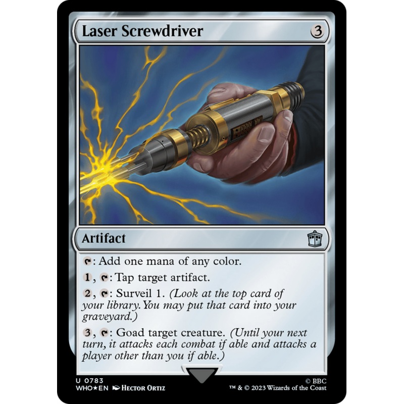 Laser Screwdriver (Surge Foil) [Doctor Who]