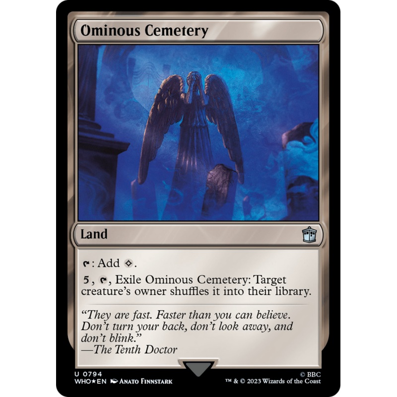 Ominous Cemetery (Surge Foil) [Doctor Who]