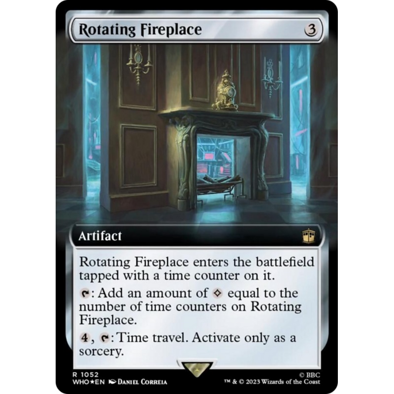 Rotating Fireplace (Extended Art) (Surge Foil) [Doctor Who]