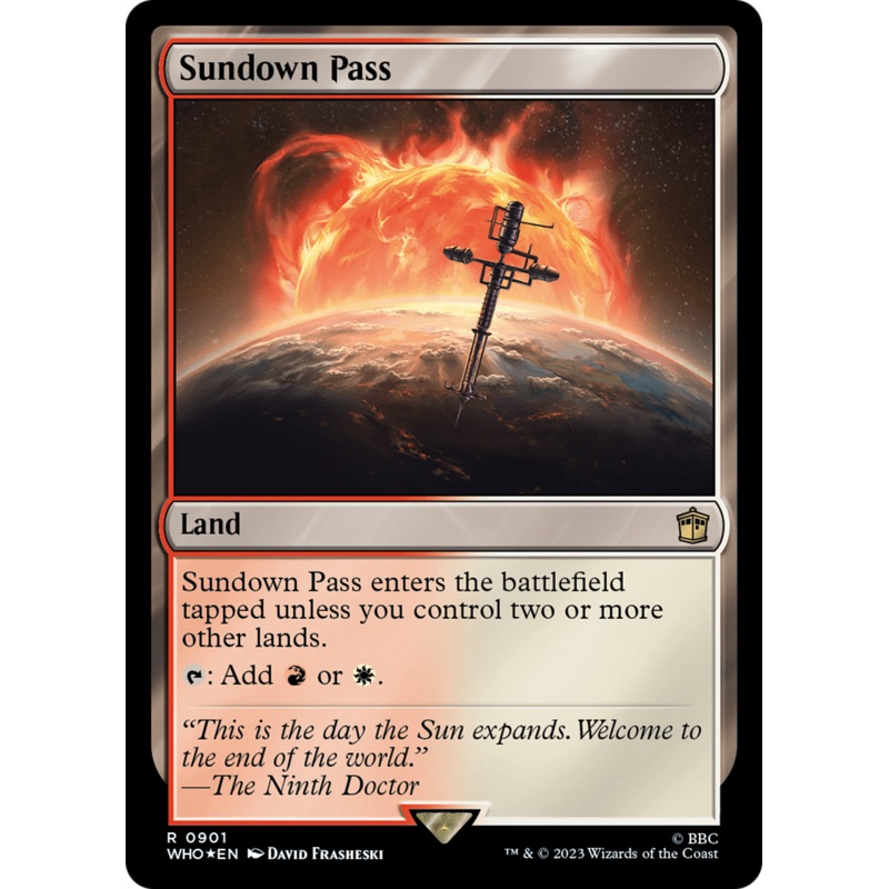 Sundown Pass (Surge Foil) [Doctor Who]