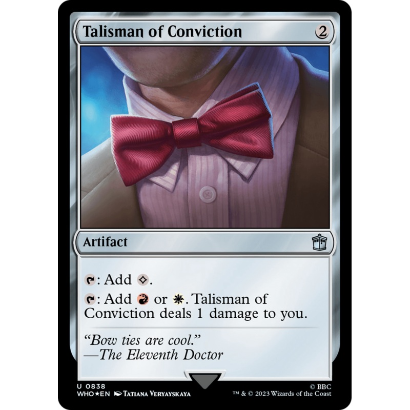 Talisman of Conviction (Surge Foil) [Doctor Who]