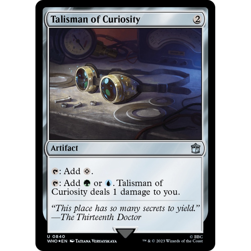 Talisman of Curiosity (Surge Foil) [Doctor Who]