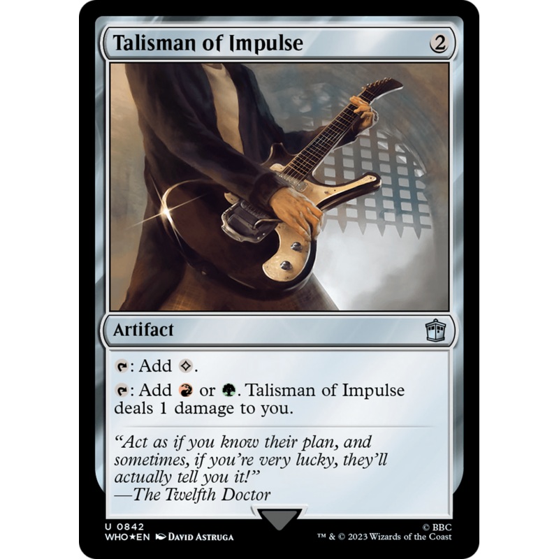 Talisman of Impulse (Surge Foil) [Doctor Who]
