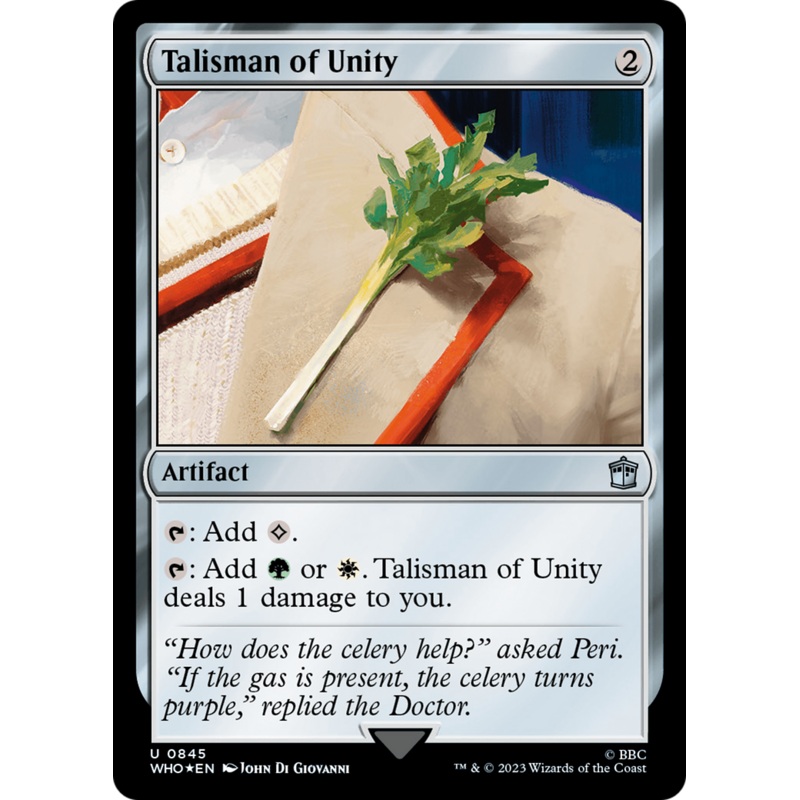 Talisman of Unity (Surge Foil) [Doctor Who]