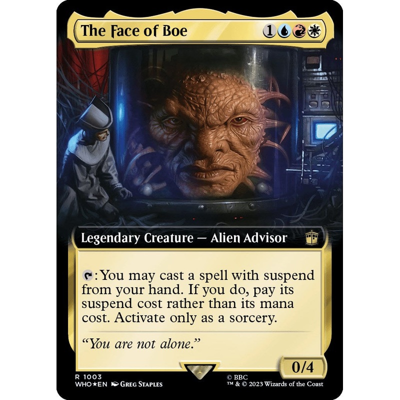 The Face of Boe (Extended Art) (Surge Foil) [Doctor Who]